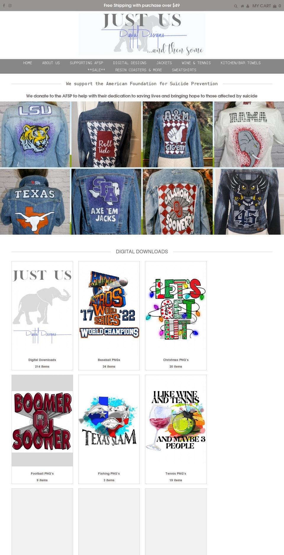 andthensomeonline.com shopify website screenshot