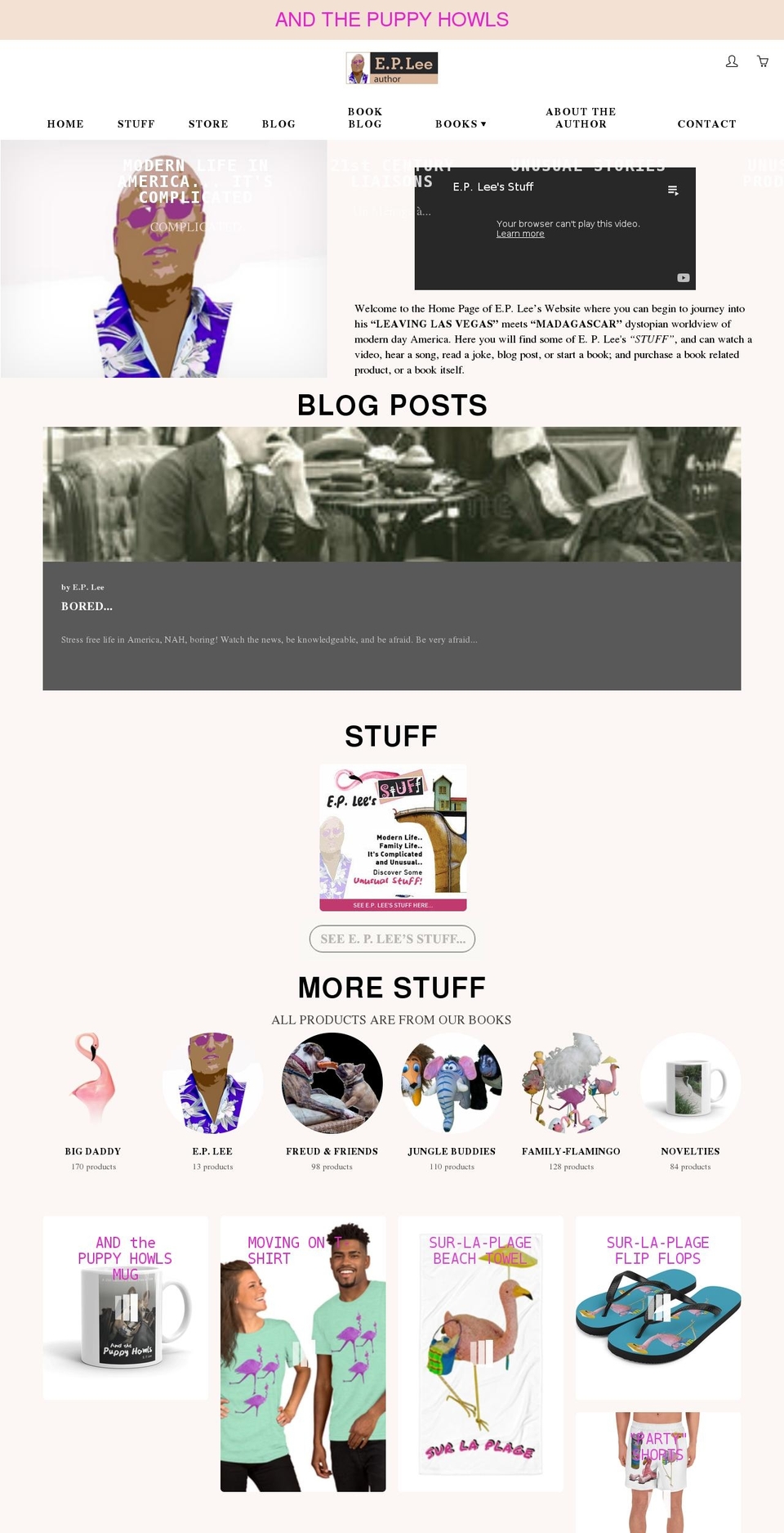 andthepuppyhowls.com shopify website screenshot