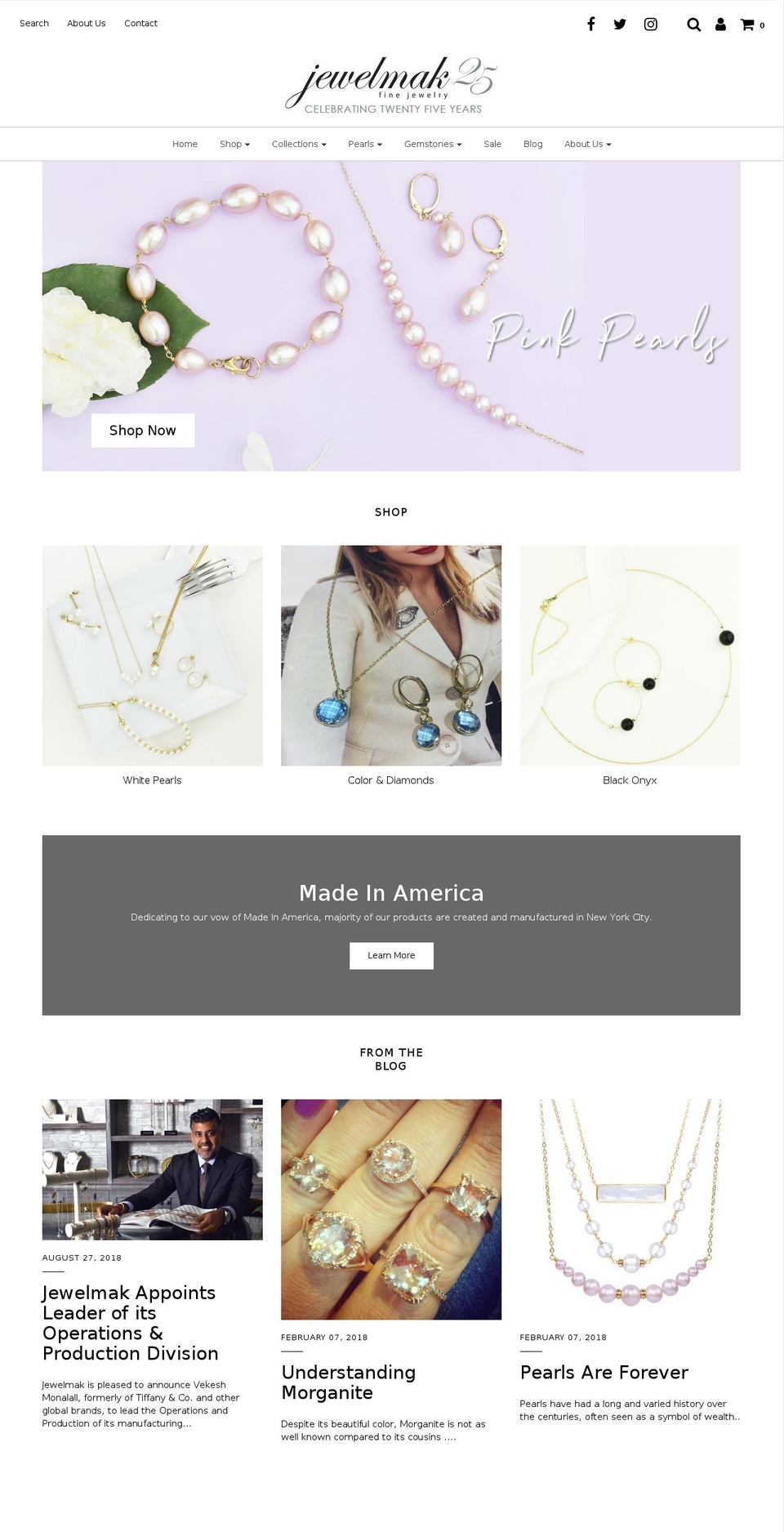 andygjewelry.com — Shopify storefront screenshot