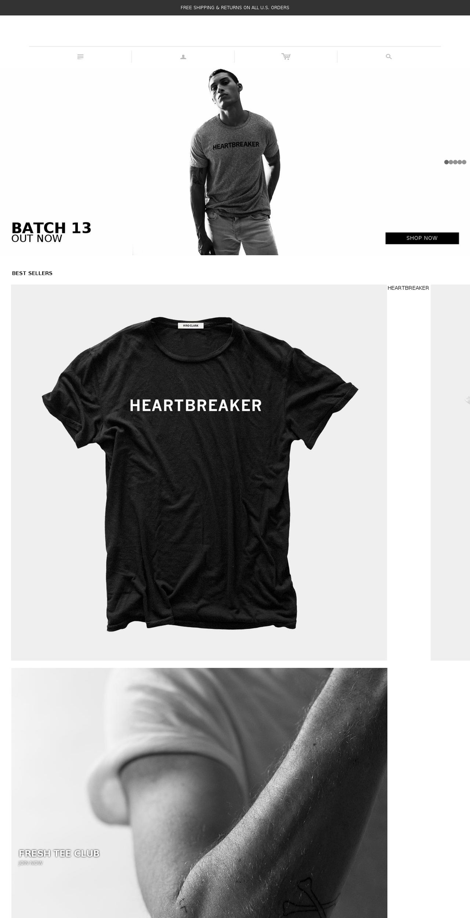 andysalzer.com — Shopify storefront screenshot