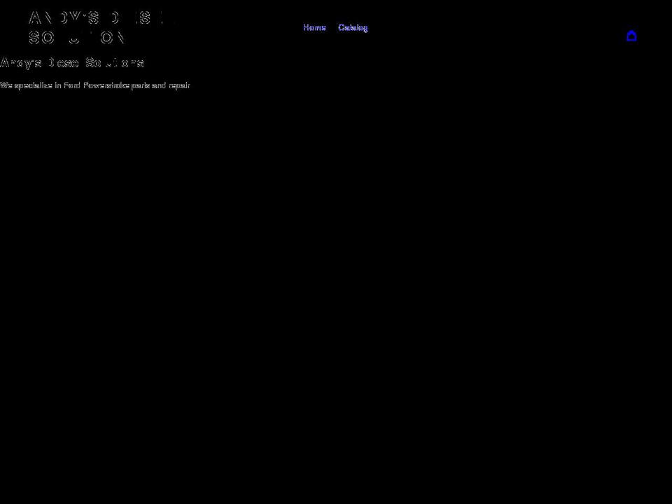 andysdieselsolutions.com shopify website screenshot