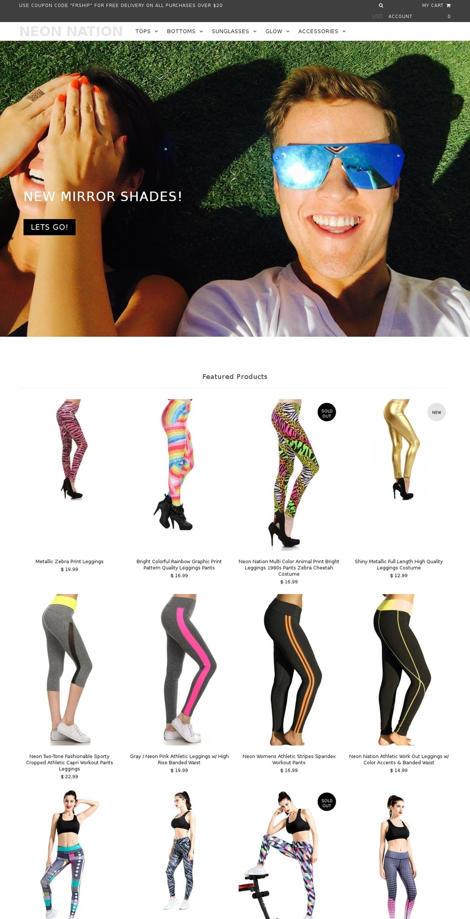 aneonnation.com shopify website screenshot