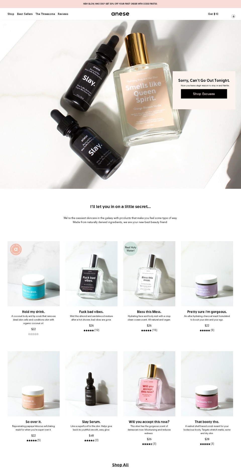 Broadcast Shopify theme site example anese.myshopify.com