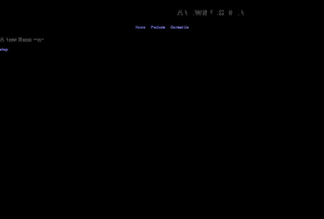 anewspecimen.com shopify website screenshot