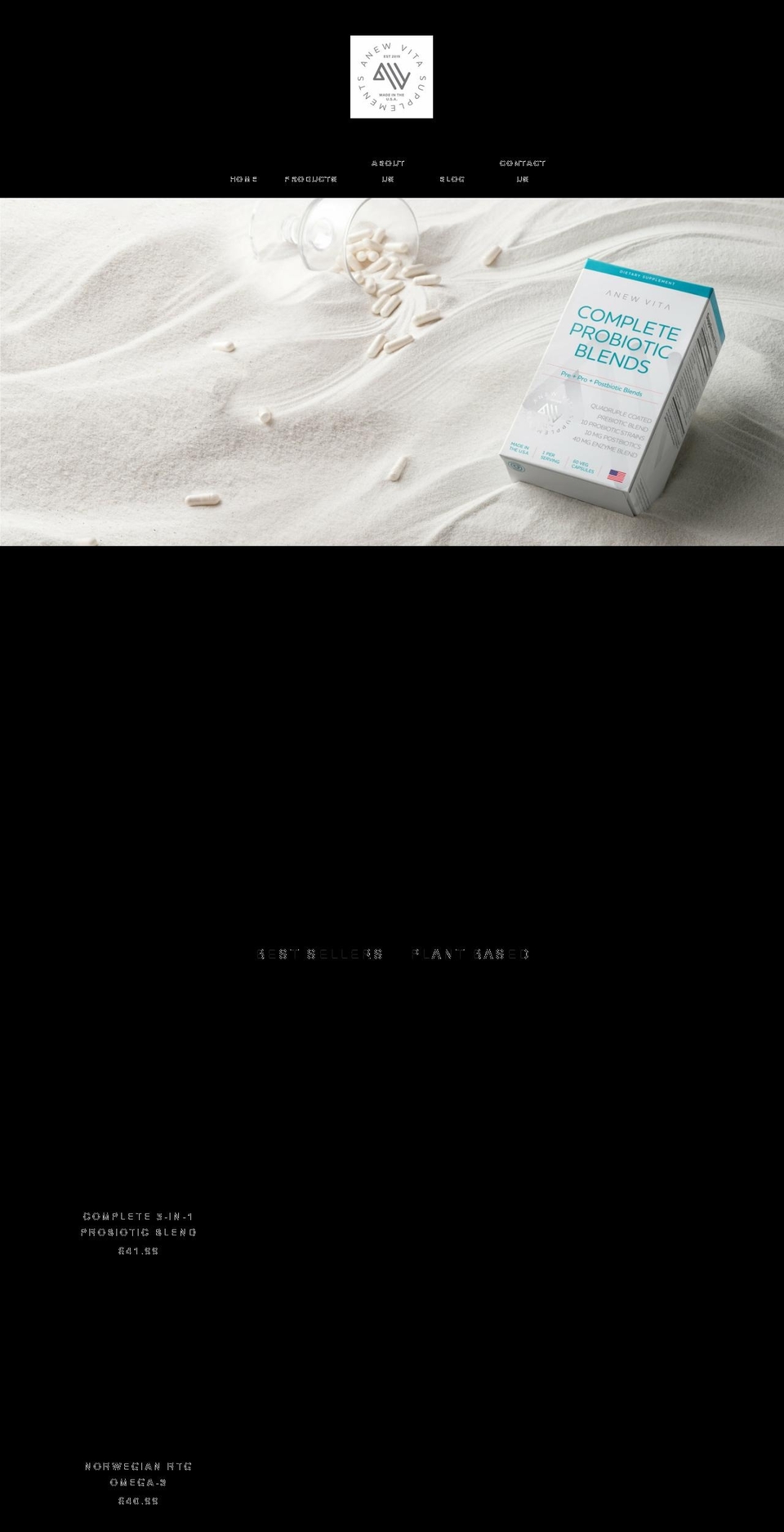 anewvita.com shopify website screenshot