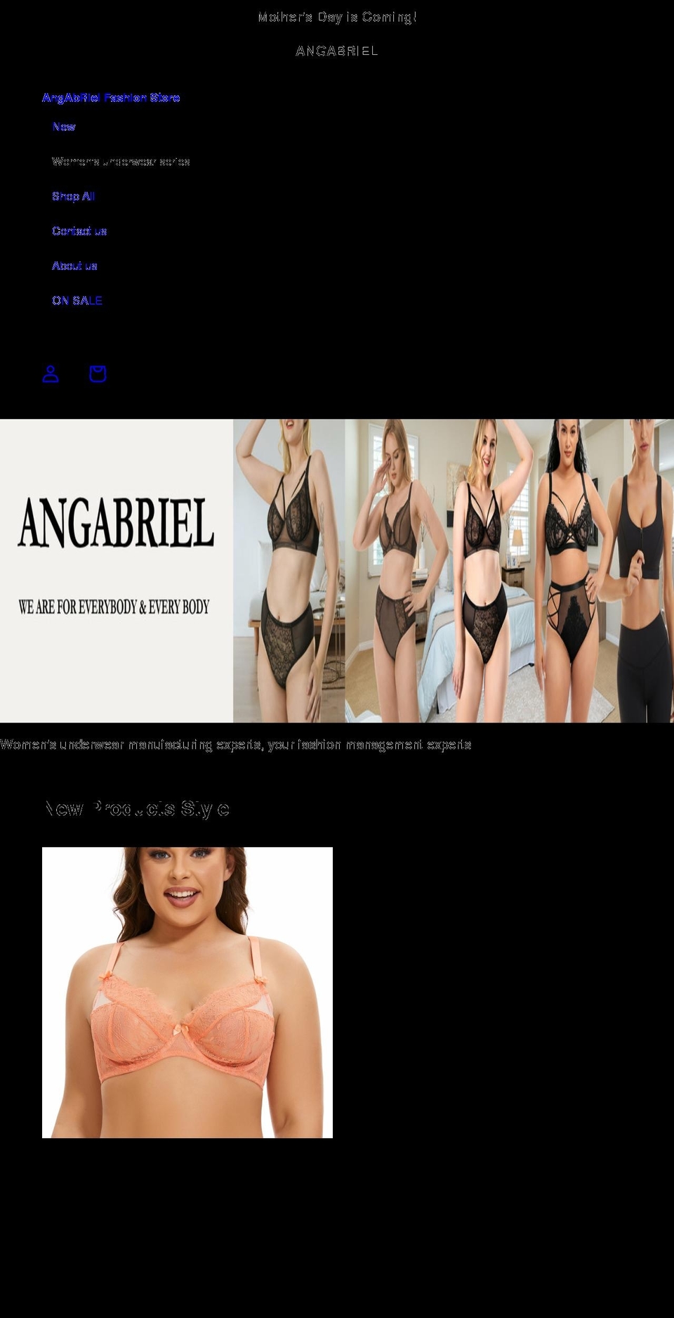 angabriel.com shopify website screenshot