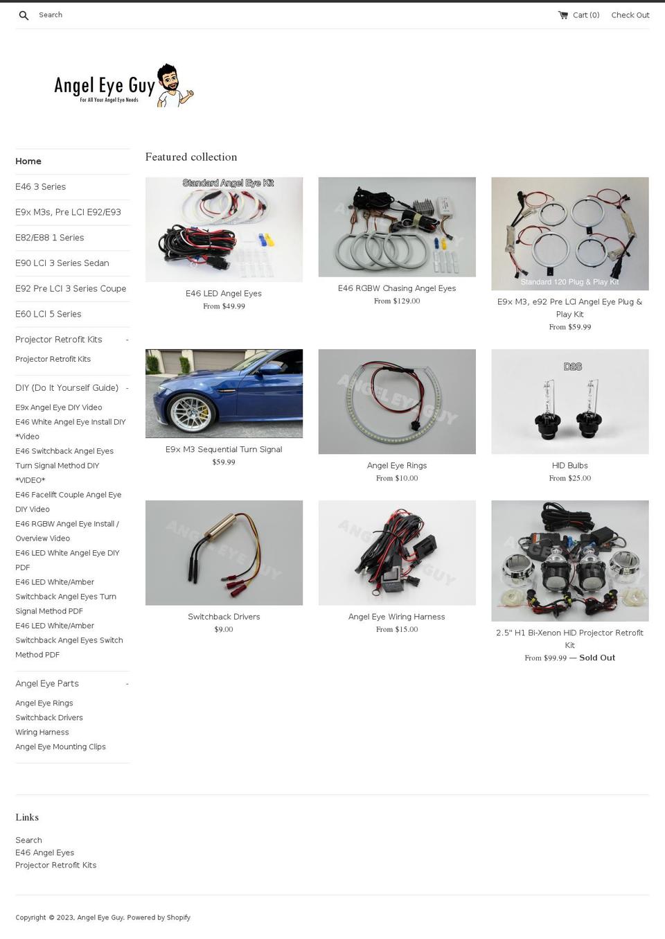 angel-eye-guy.myshopify.com shopify website screenshot