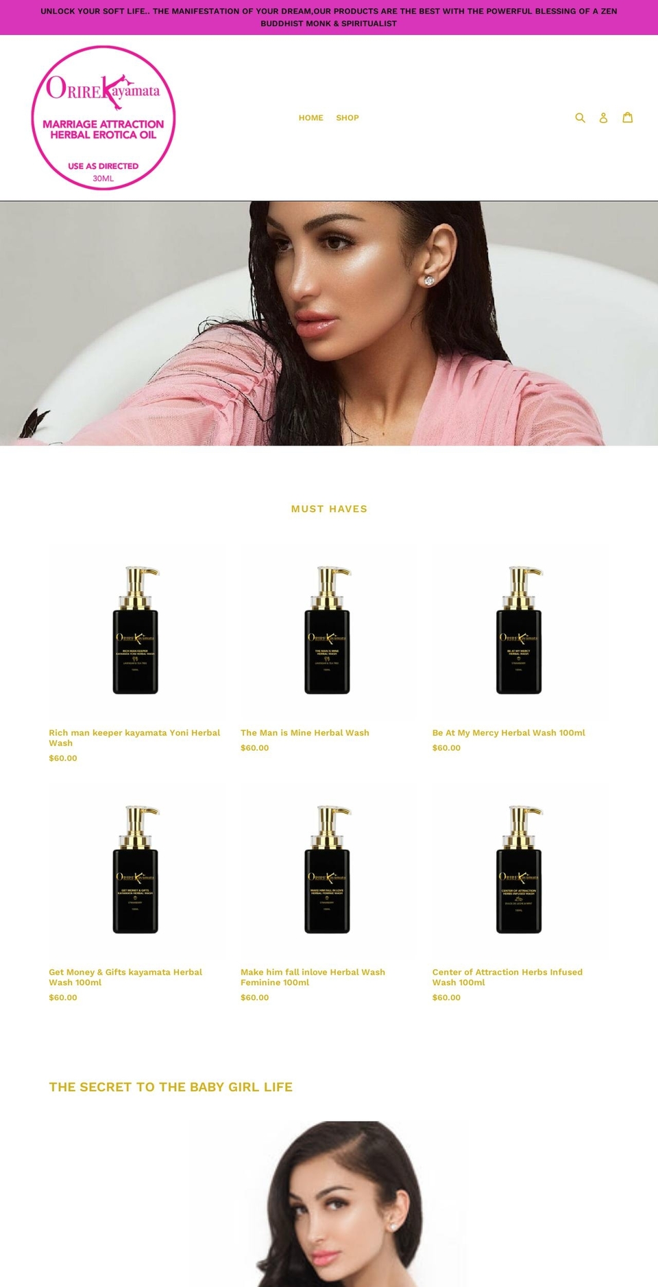 angelbrinksskincare.com — Shopify storefront screenshot