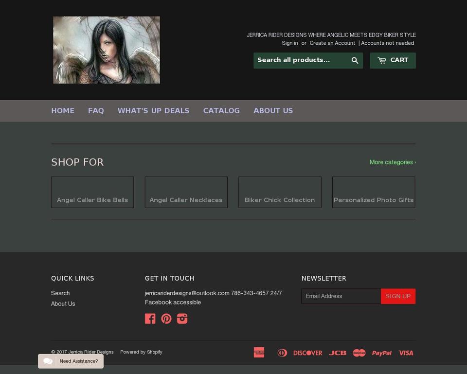 angelcallerbikebells.com shopify website screenshot