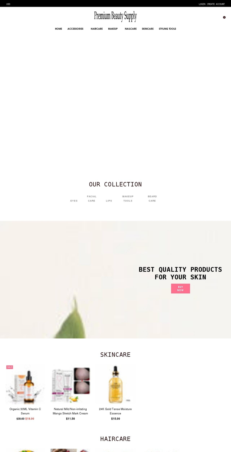 angelicglam.com shopify website screenshot