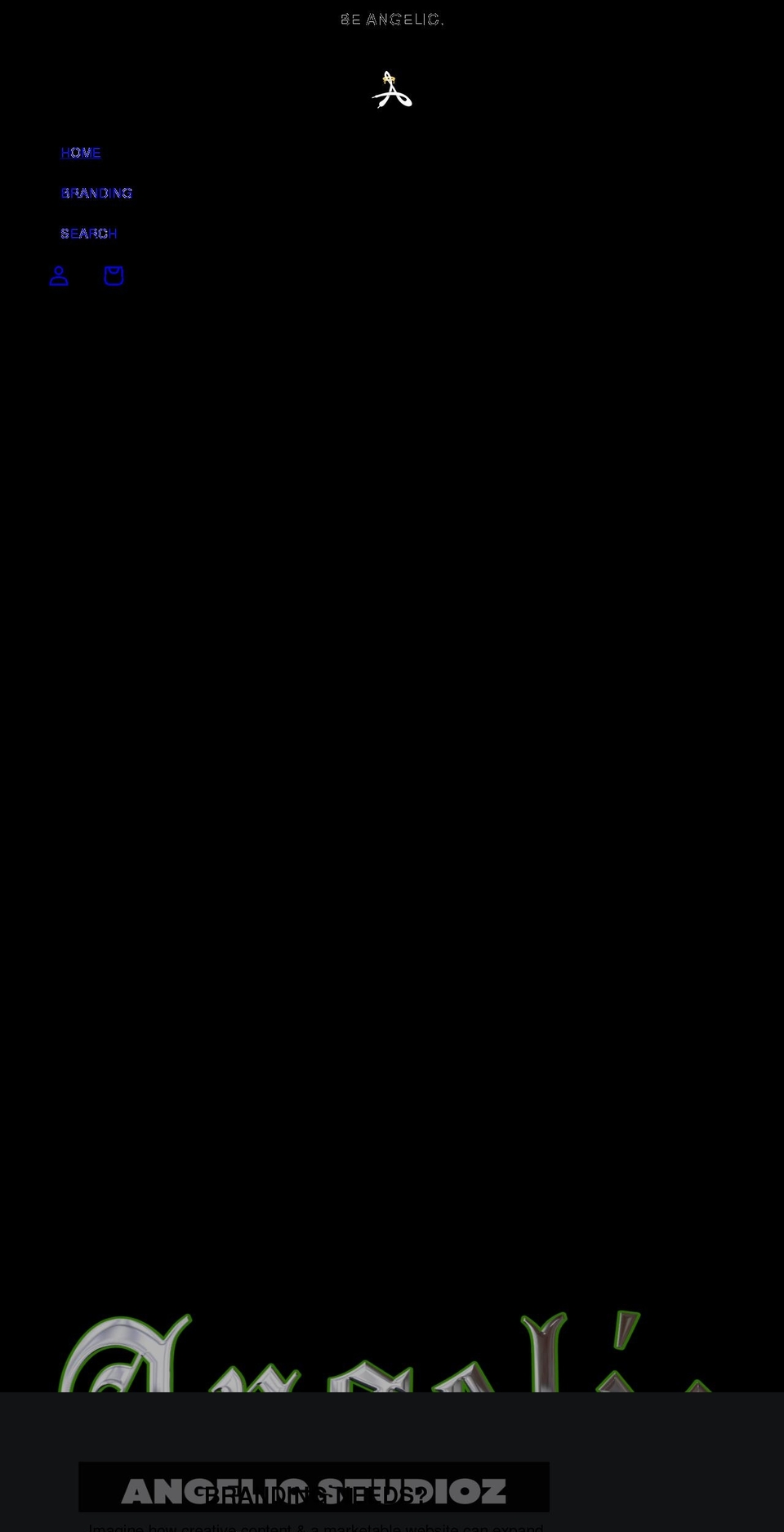 angelickustomz.com shopify website screenshot