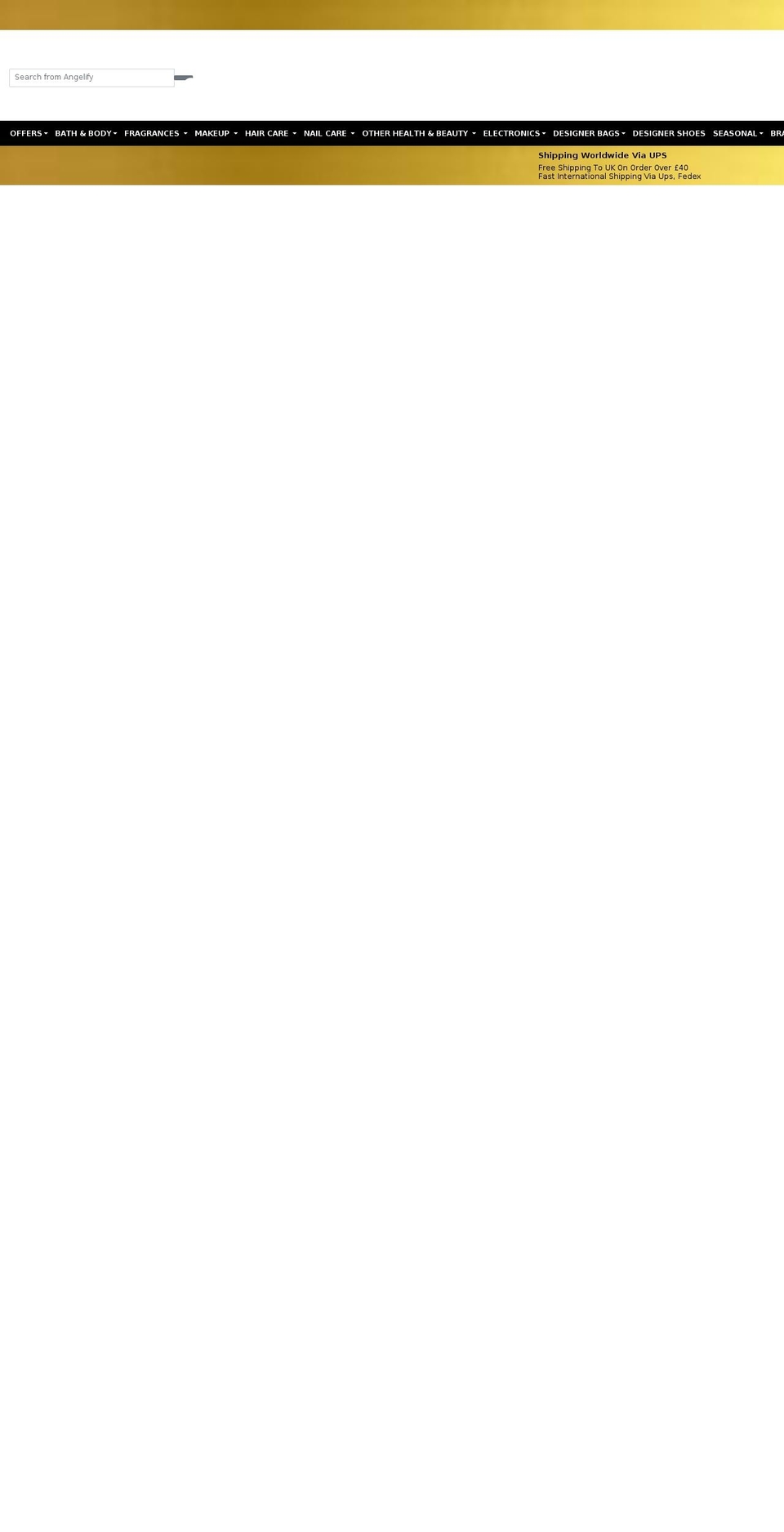 angelifybeauty.com shopify website screenshot