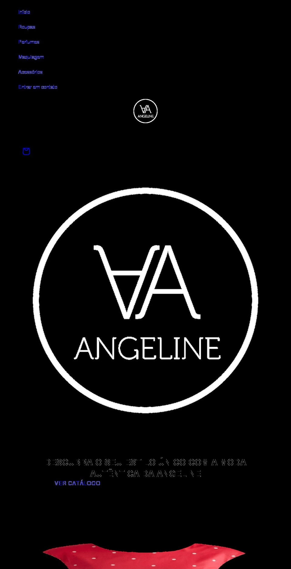 angeline.shop shopify website screenshot