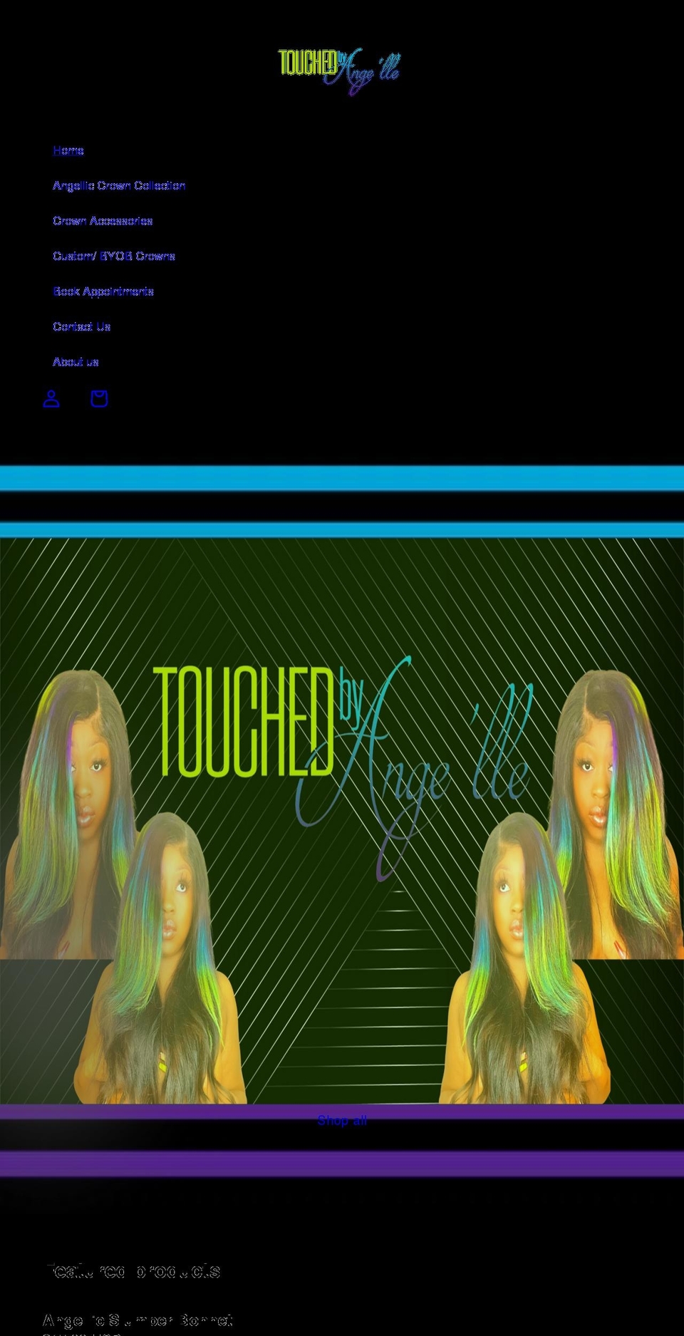 angellictouch.com shopify website screenshot