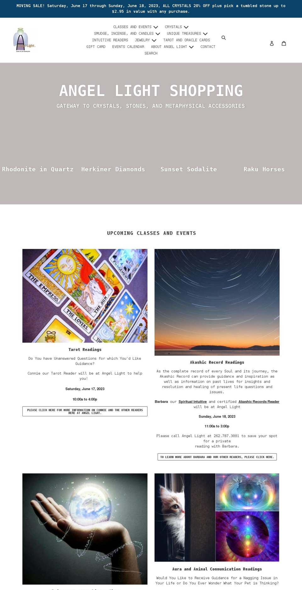 angellightshopping.com shopify website screenshot