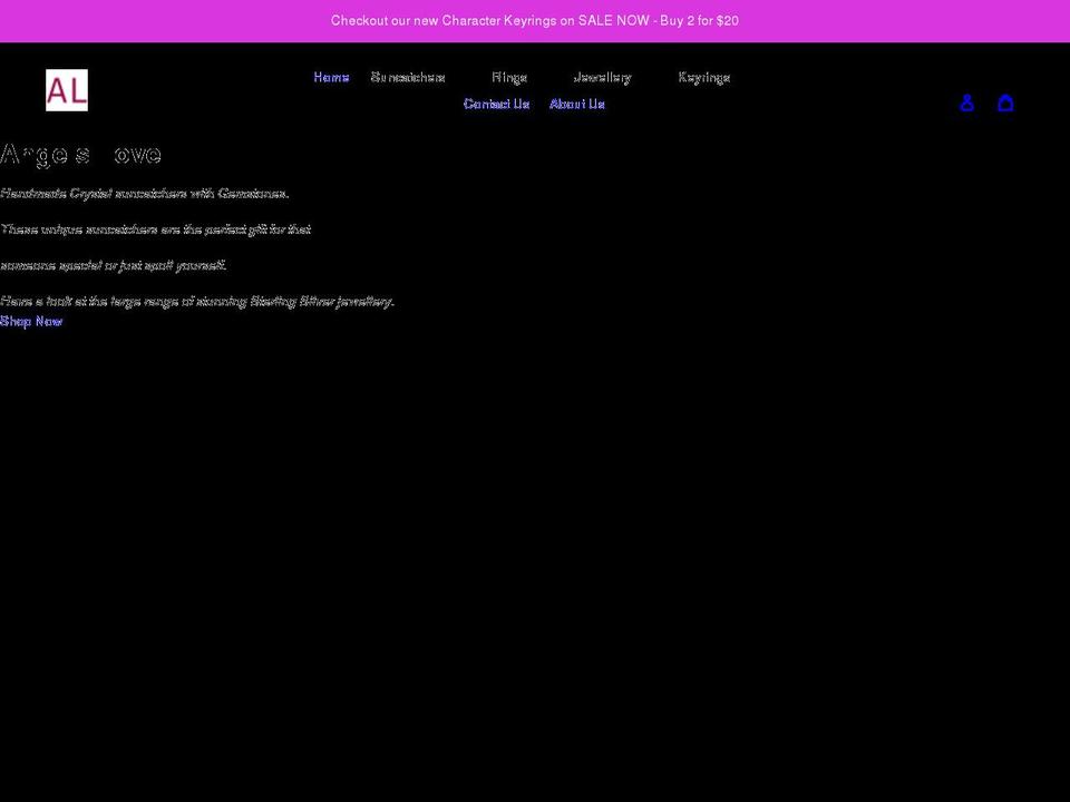 angelslove.com.au shopify website screenshot