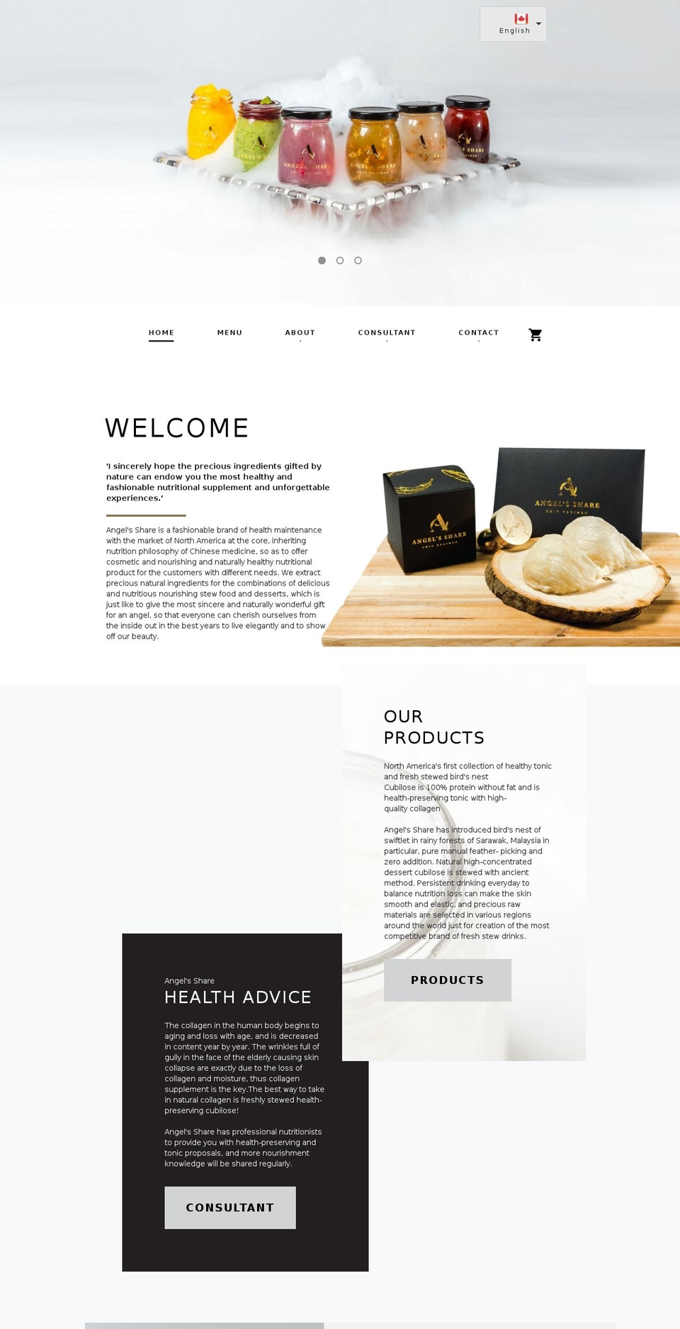 angelsshareonly.com shopify website screenshot