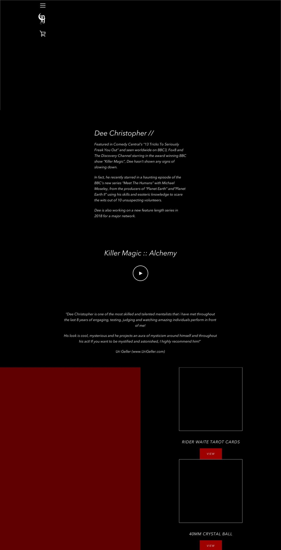 angelsxdevils.com — Shopify storefront screenshot