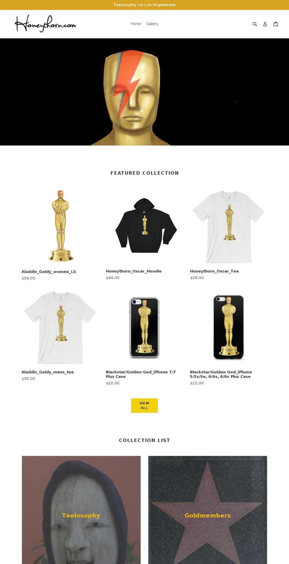 angelzandmadmen.com shopify website screenshot