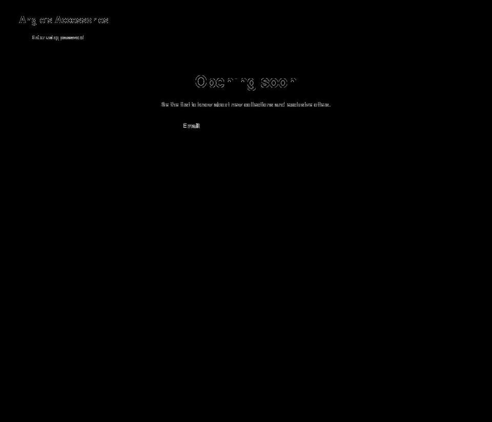 angies-accessories.com shopify website screenshot