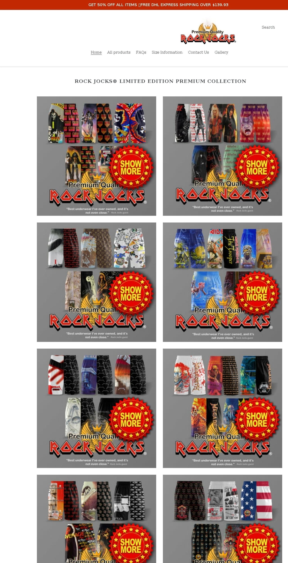 angrygilmore.com shopify website screenshot