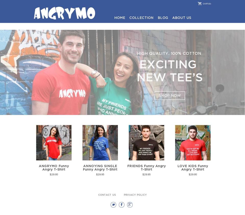 Threadify with variant image Shopify theme site example angrymo.com.au