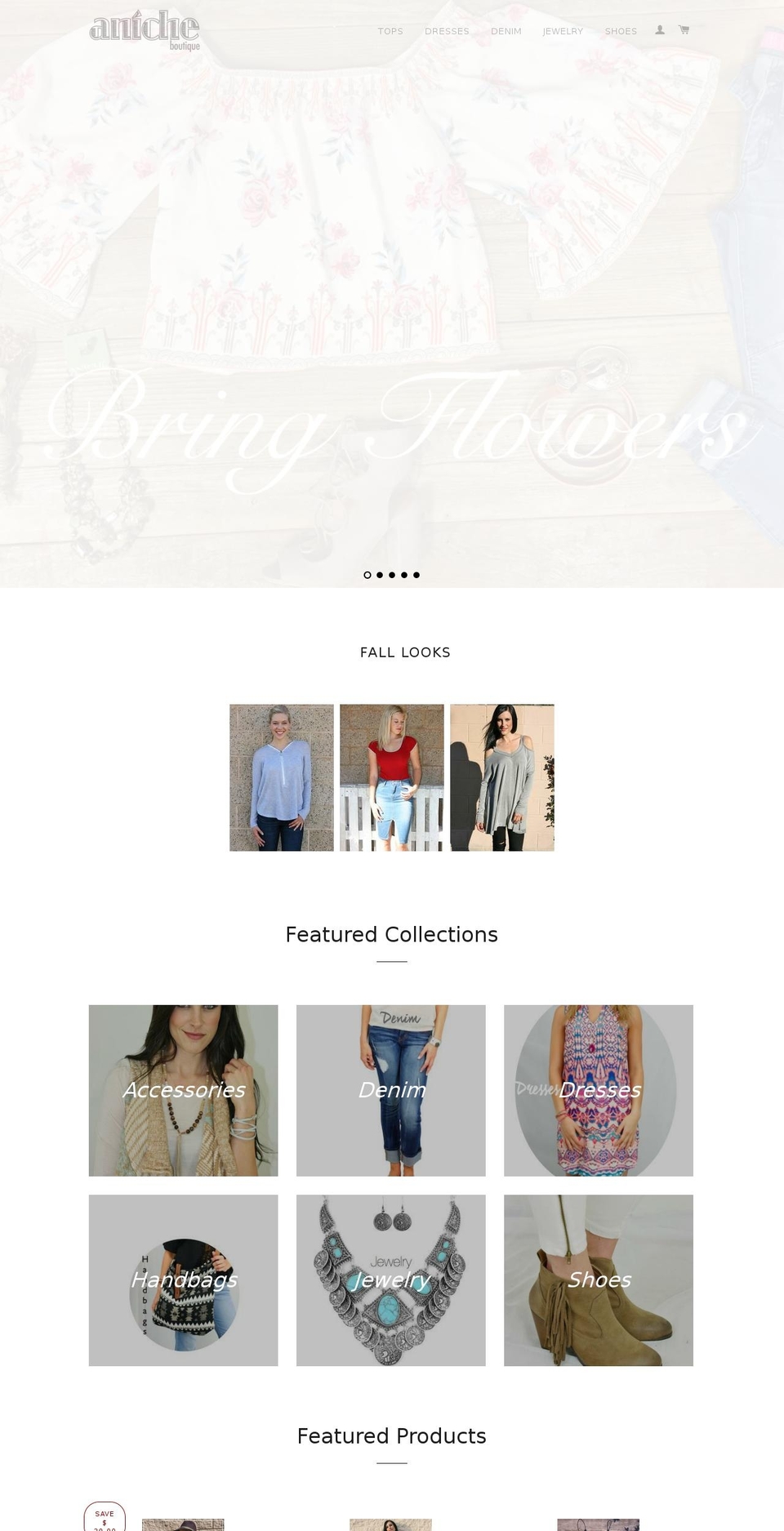 anicheboutique.com shopify website screenshot