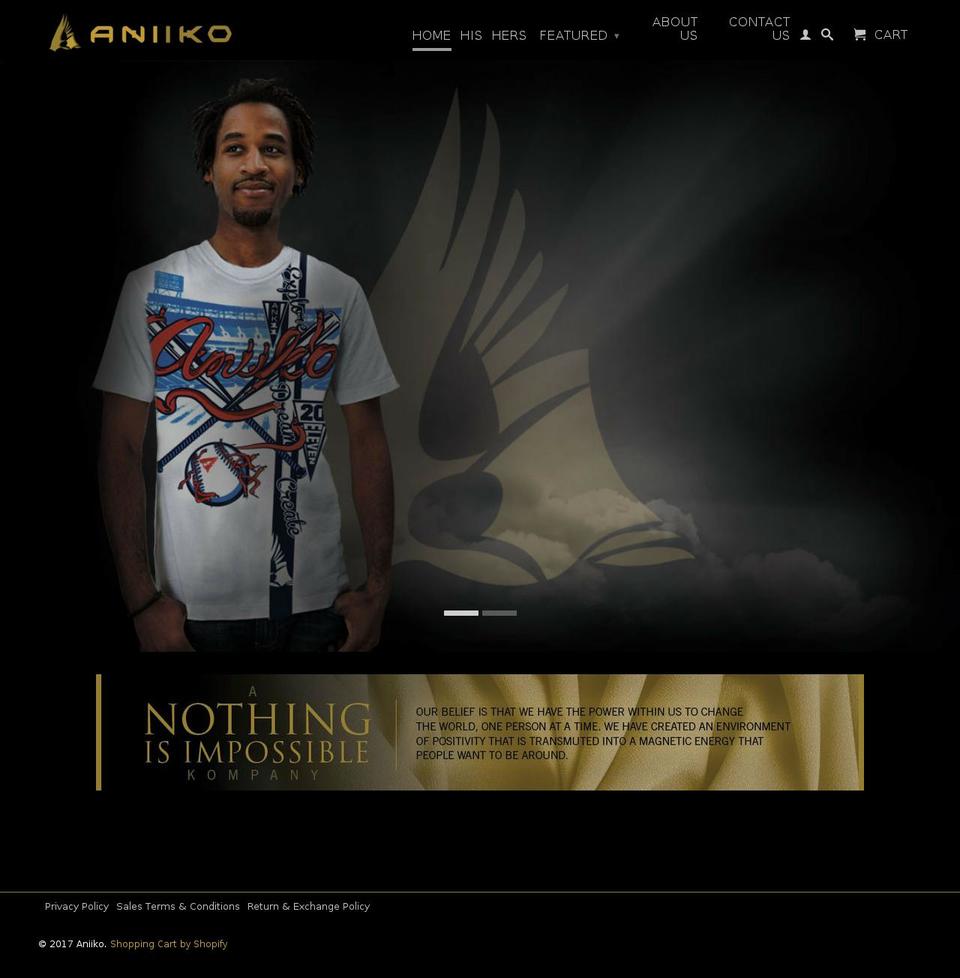 aniiko.com shopify website screenshot