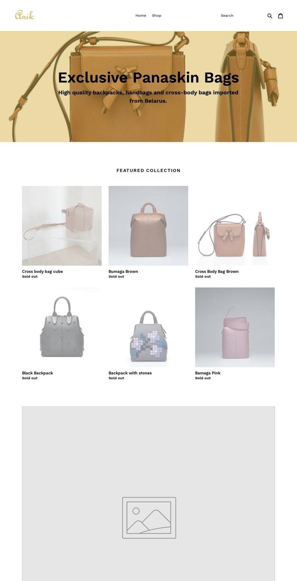 anikshop.com — Shopify storefront screenshot