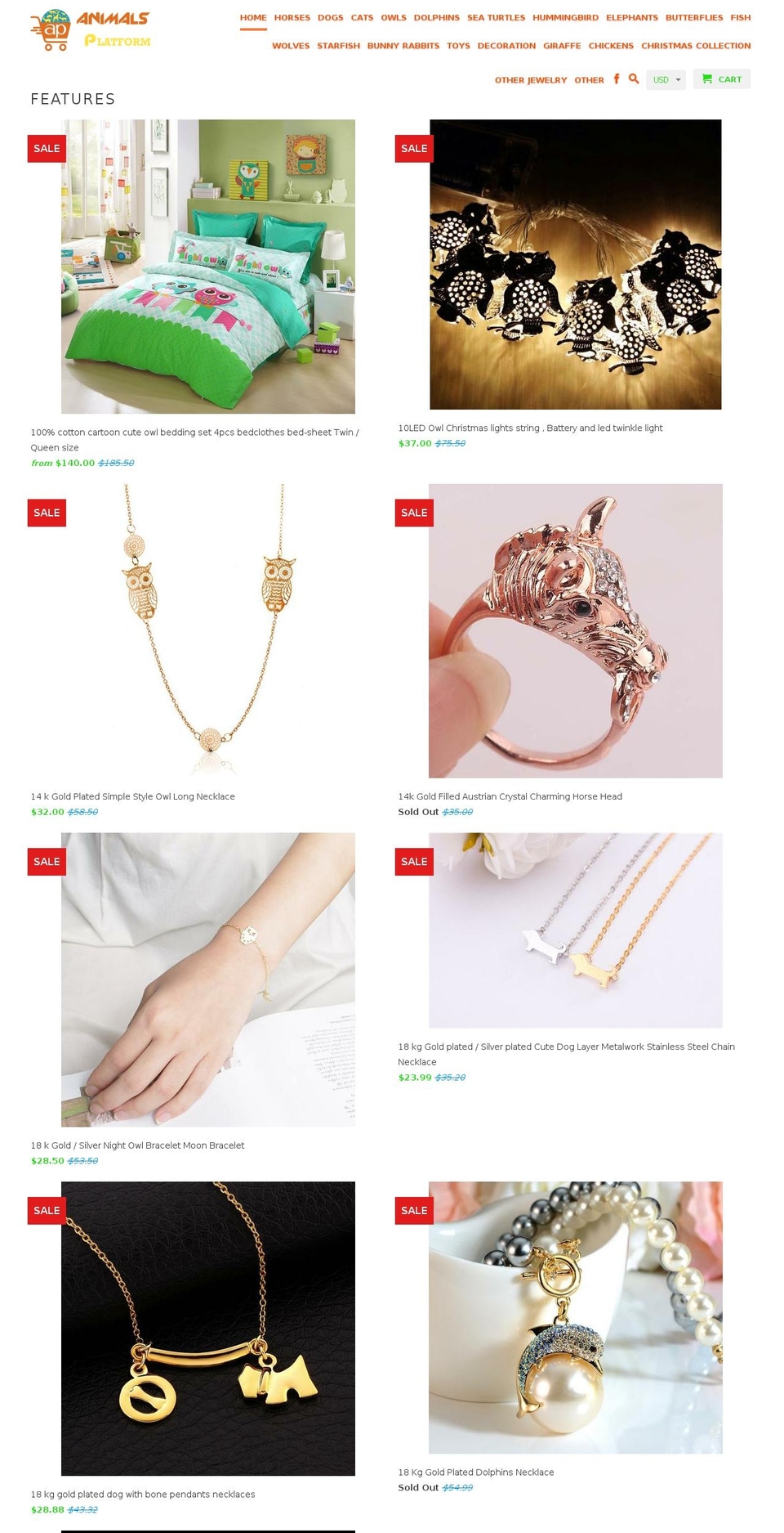 animal-planet-jewelry.myshopify.com shopify website screenshot