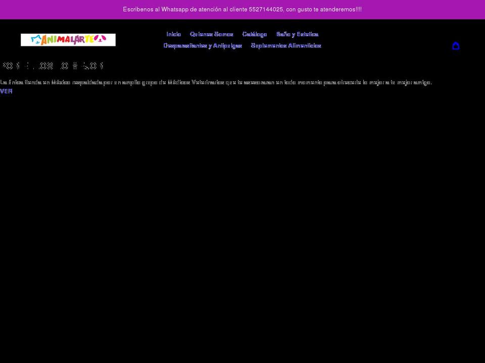 animalartemx.com shopify website screenshot