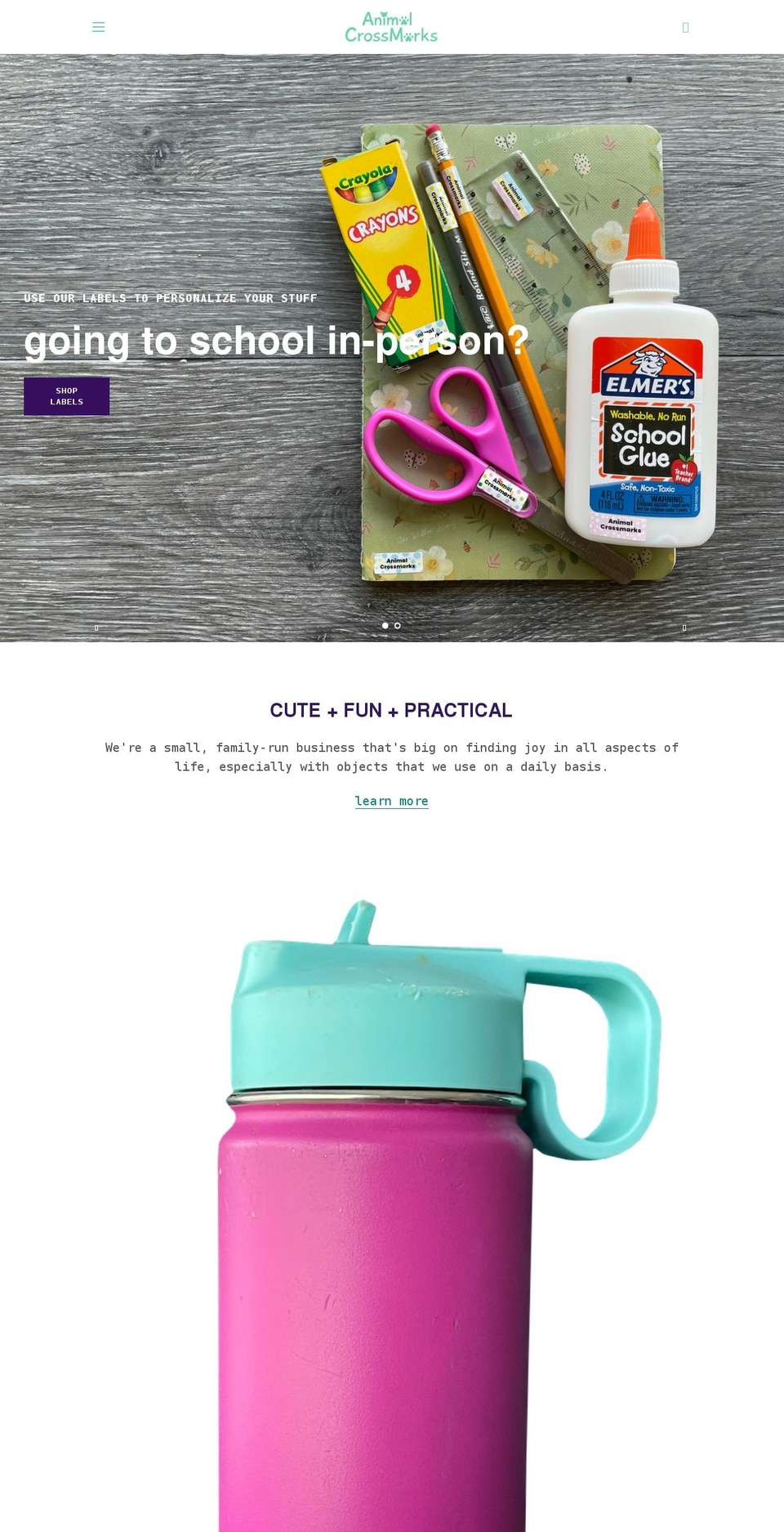 animalcrossmarks.com shopify website screenshot