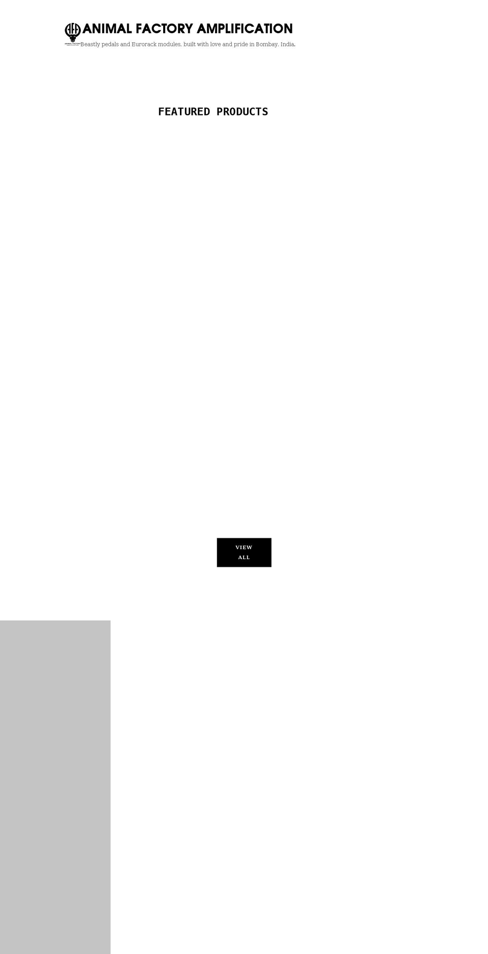 animalfactoryamps.com shopify website screenshot