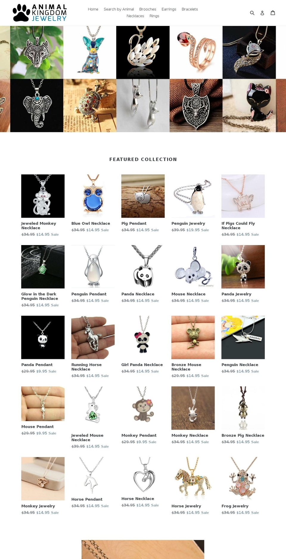 animalkingdomjewelry.com — Shopify storefront screenshot