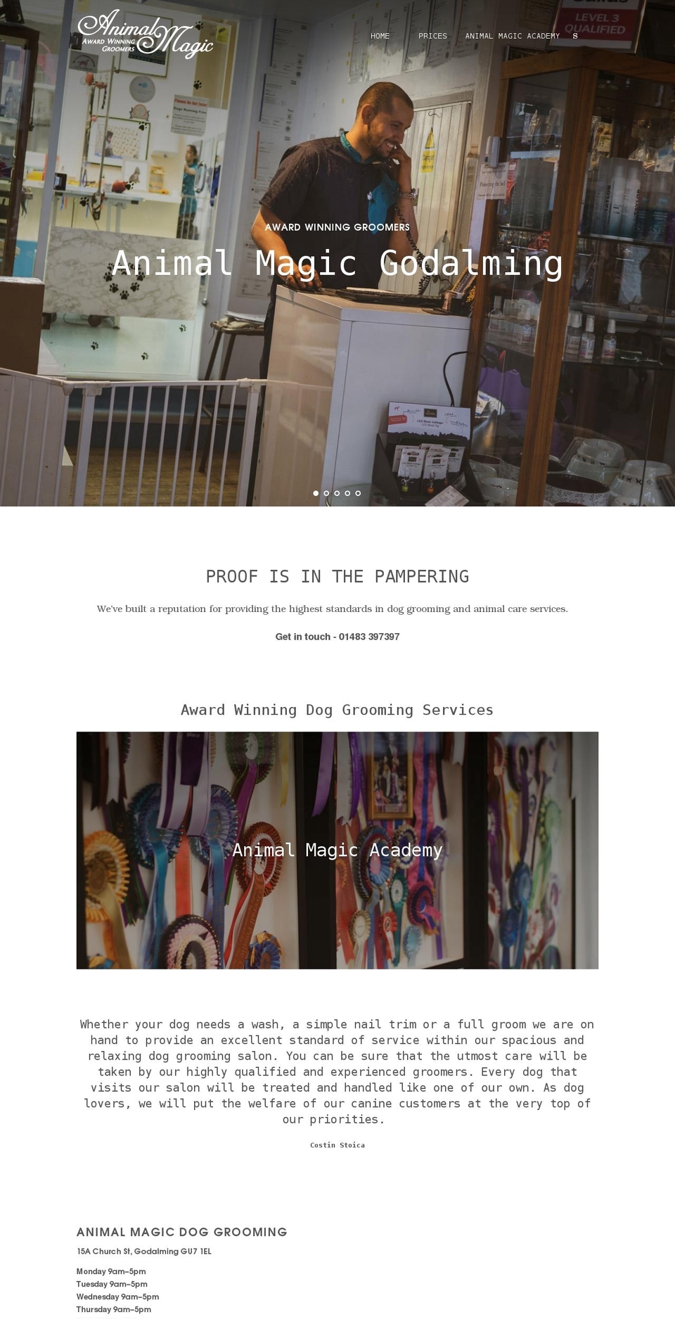 animalmagics.com shopify website screenshot
