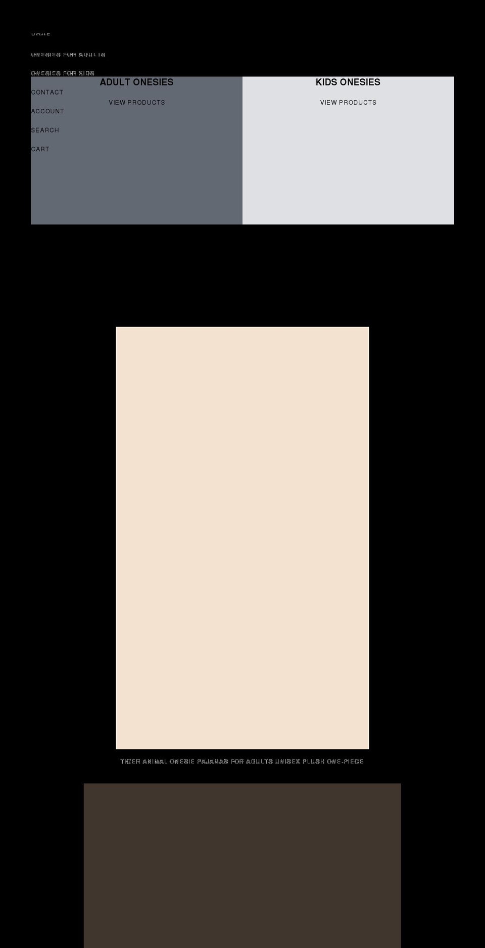 animalonesiepajamas.com shopify website screenshot