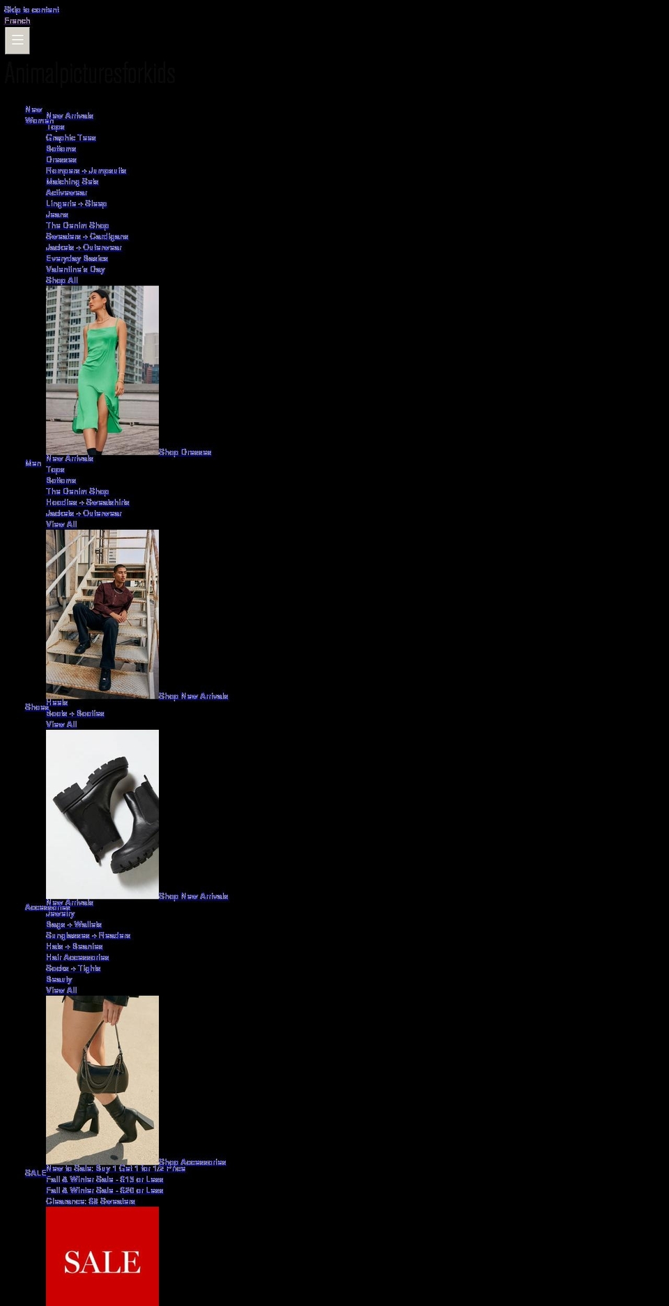 animalpicturesforkids.com shopify website screenshot