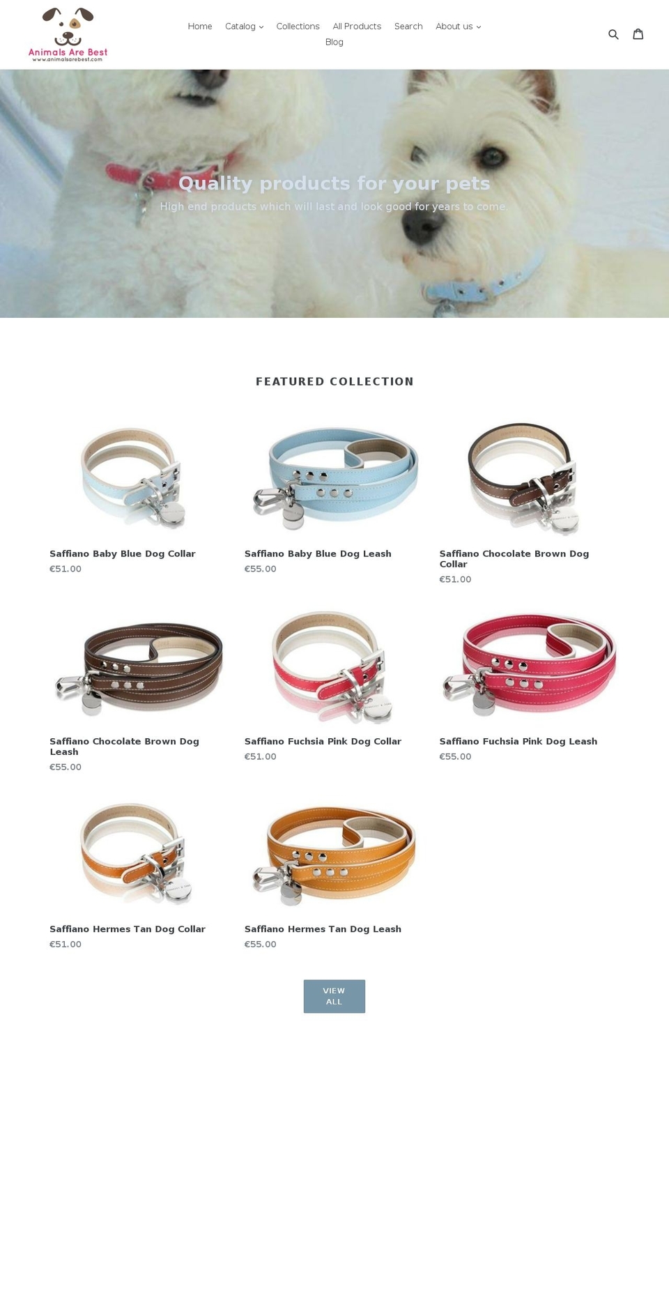 animalsarebest.com shopify website screenshot
