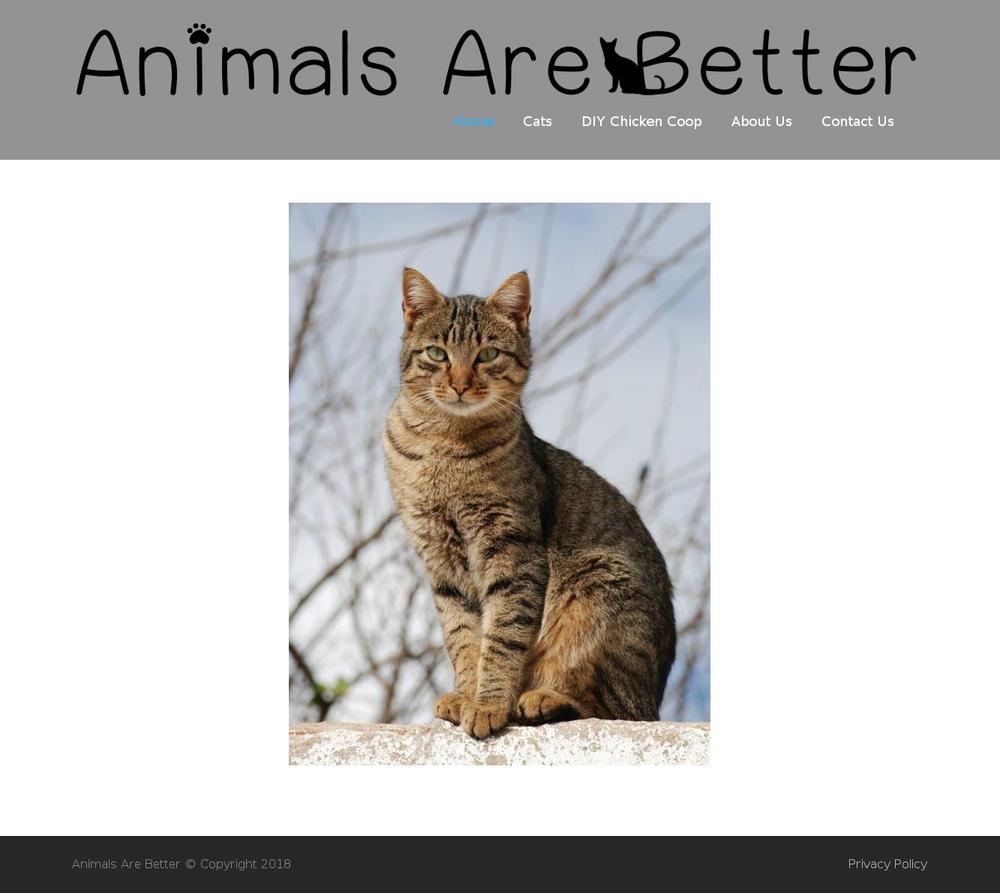 animalsarebetter.com shopify website screenshot
