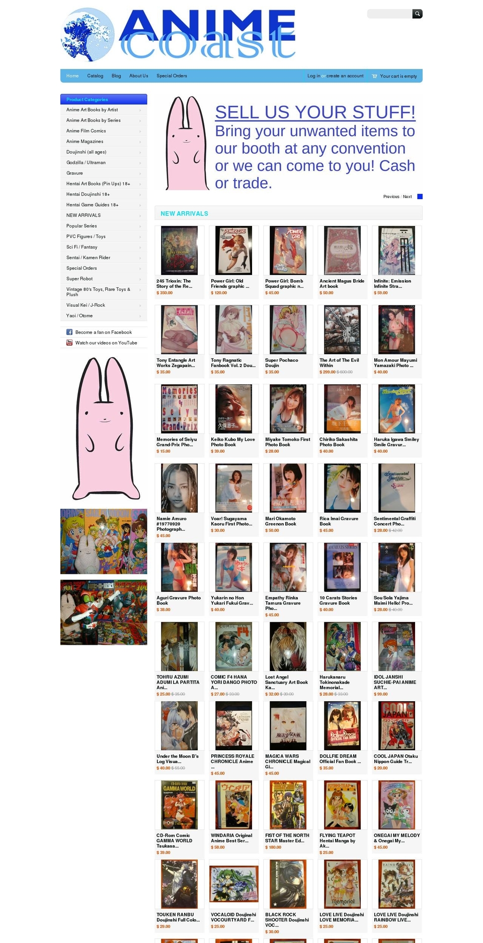 anime-coast.myshopify.com shopify website screenshot