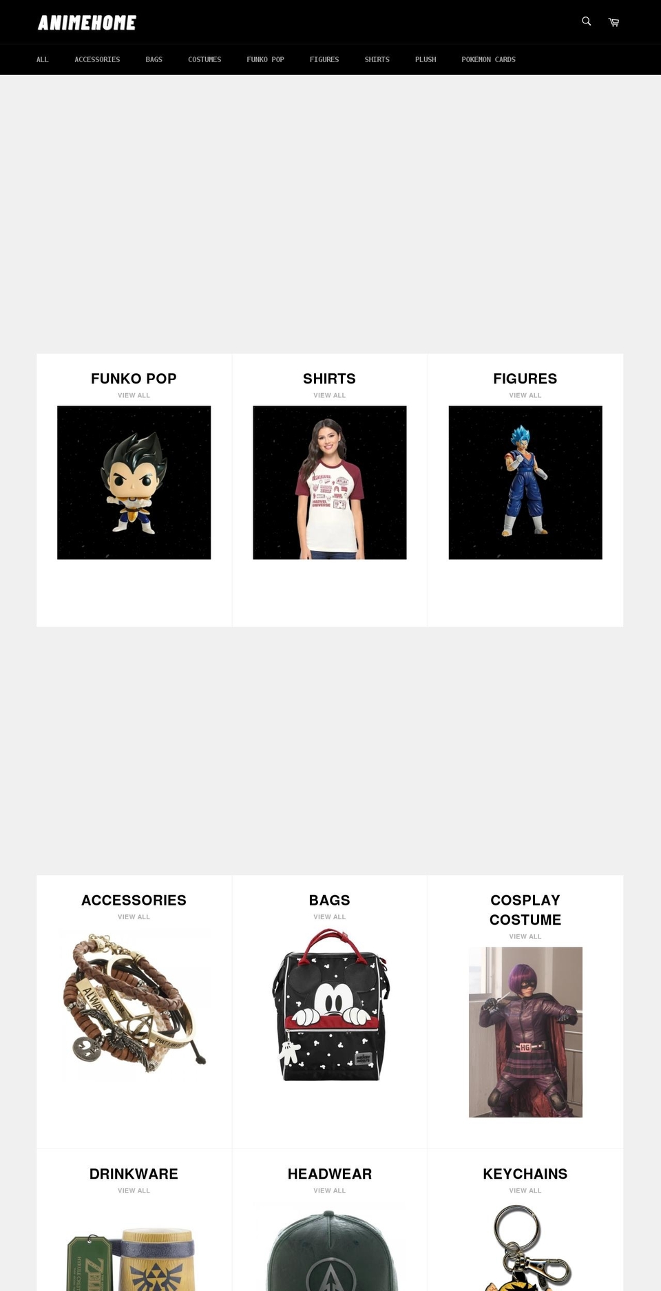 animehomepr.net shopify website screenshot