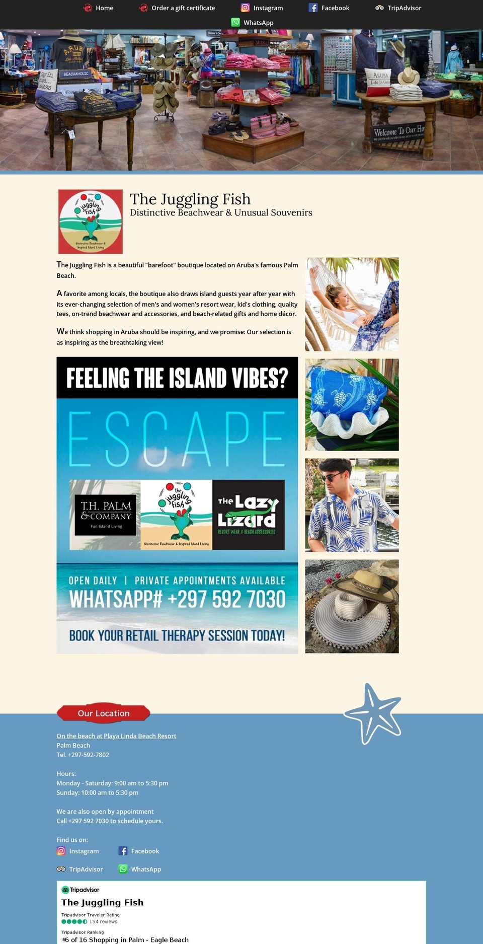 anislandthing.com shopify website screenshot