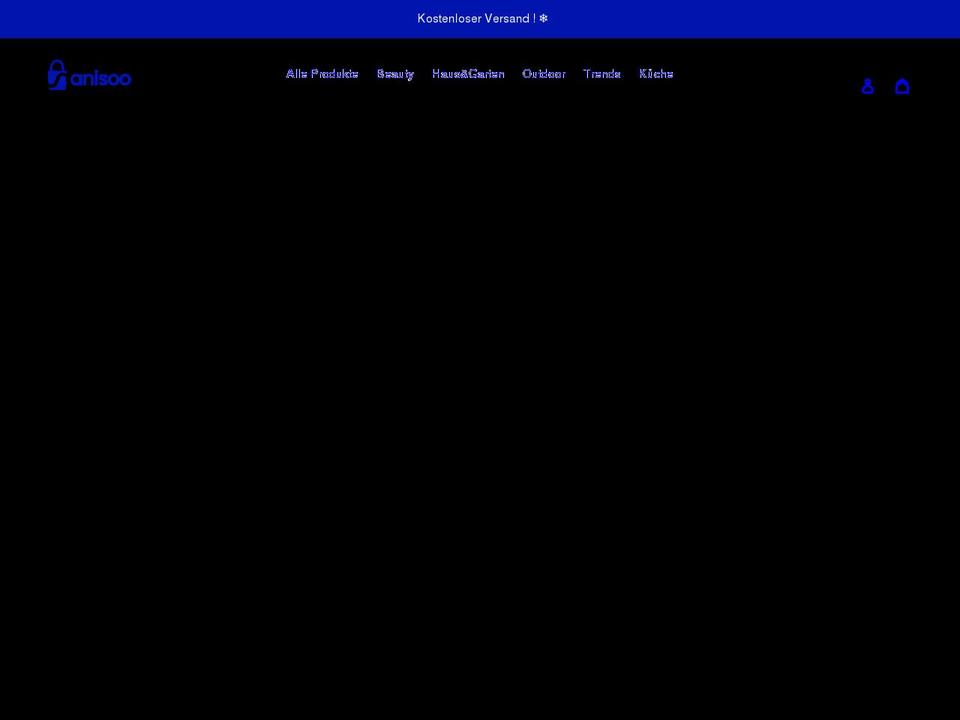anisoo.com shopify website screenshot