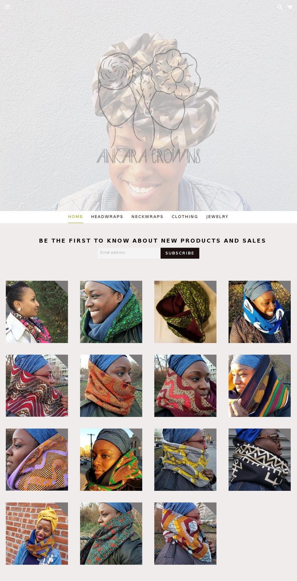 ankaracrowns.com shopify website screenshot