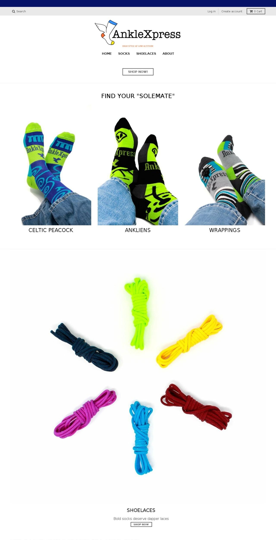 ankleexpressdesigns.com shopify website screenshot