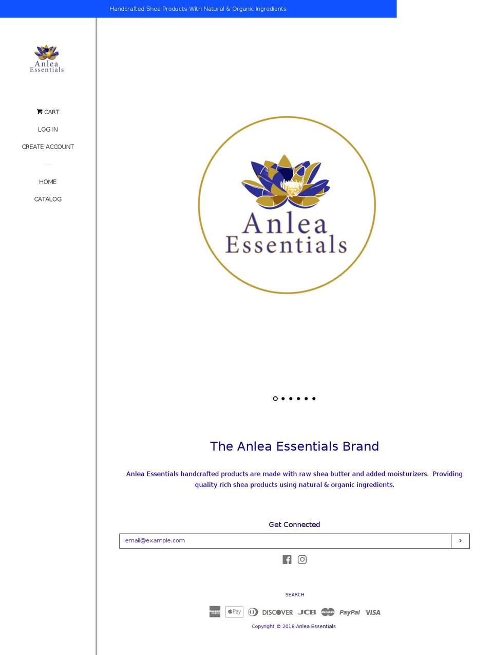 anleaessentials.com — Shopify storefront screenshot