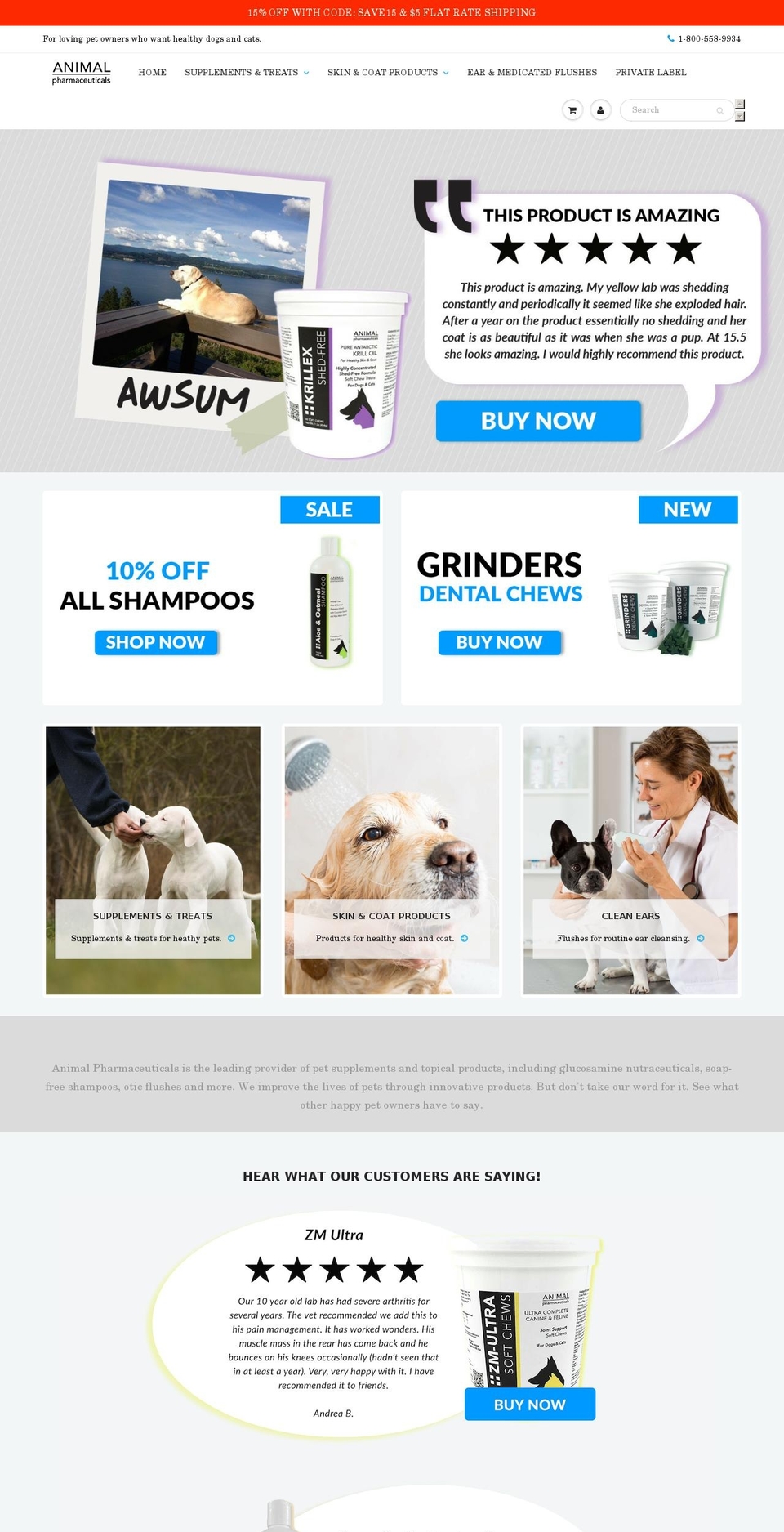 anmpharm.com shopify website screenshot