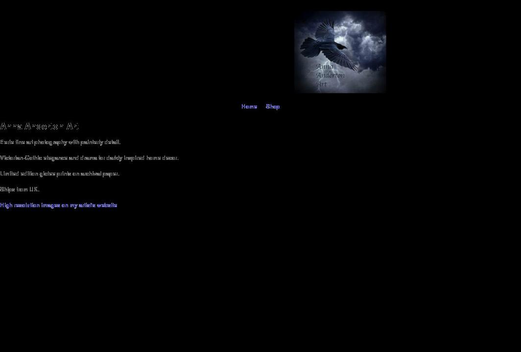 annaandertonart.shop shopify website screenshot