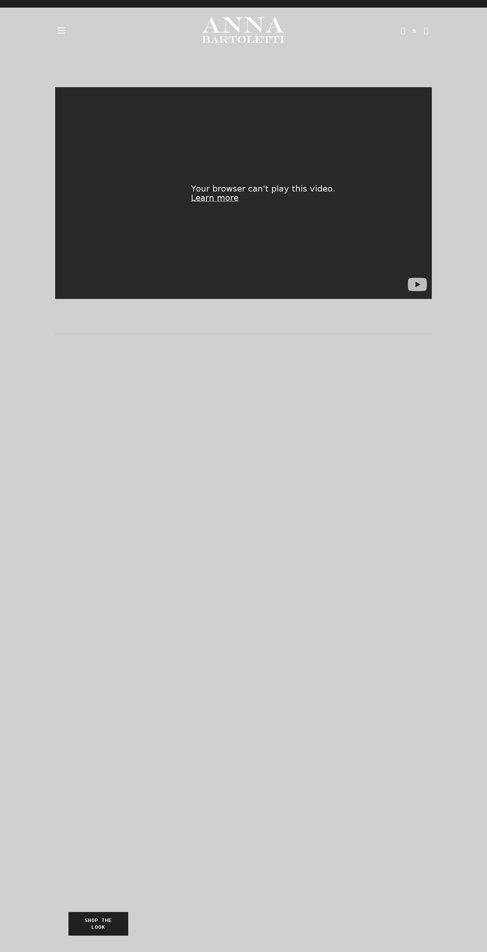 annabartoletti.com shopify website screenshot