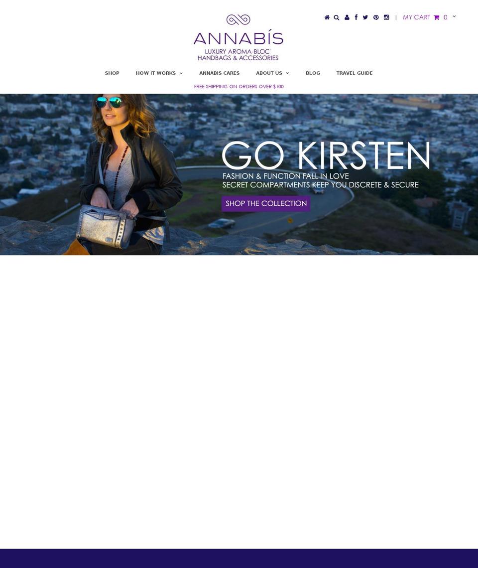 annabisfashion.com shopify website screenshot